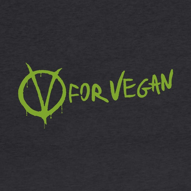 V for Vegan (title) by AnthonyGeoffroy